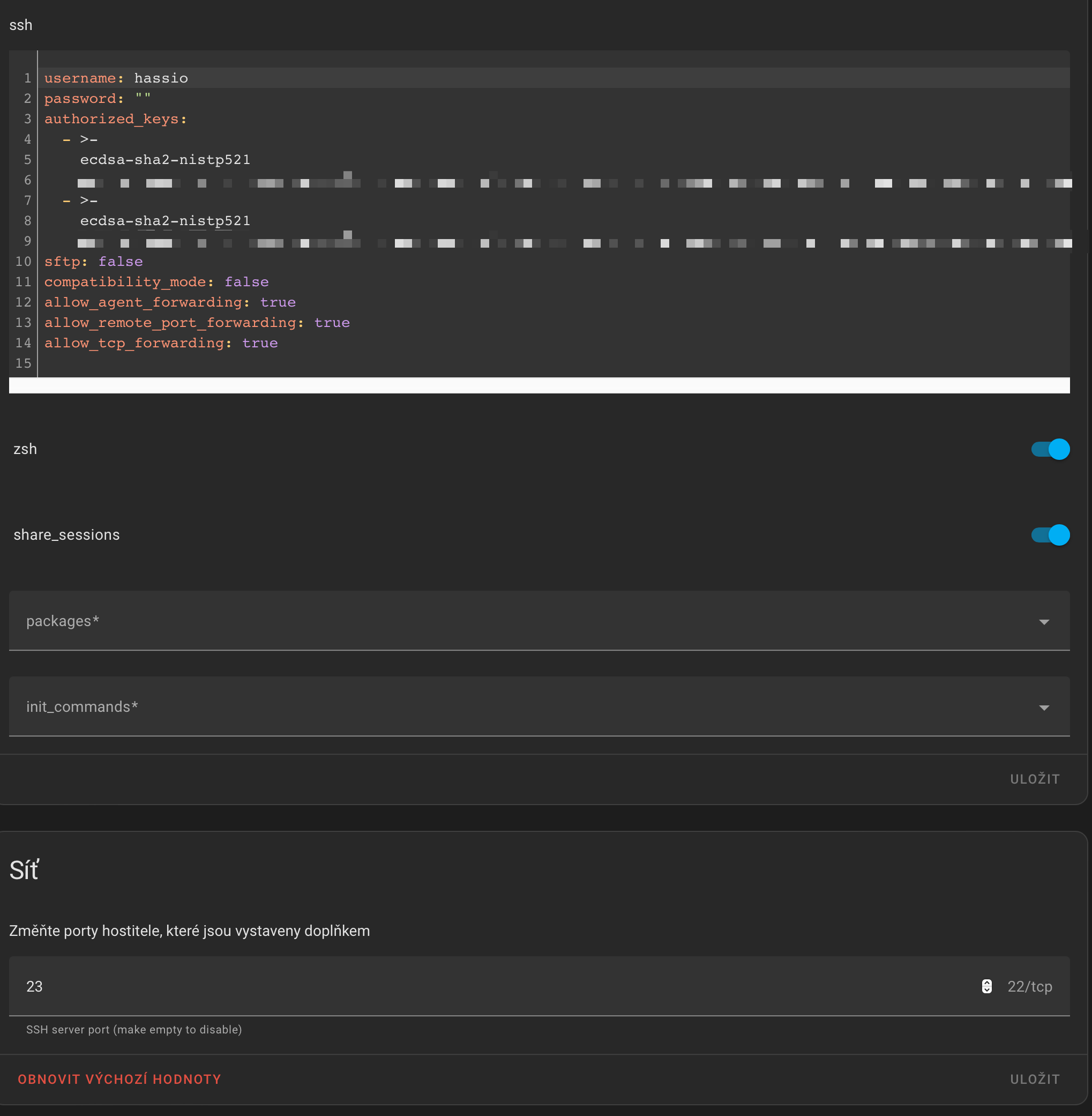 ssh_addon_setup